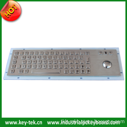 IP65 Dynamic Long Stroke Vandal Proof Metal Keyboard